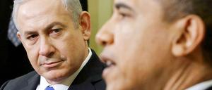 Obama und Netanjahu zeigten demonstrative Nähe.