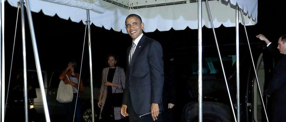 Barack Obama kehrt ins Weiße Haus zurück.