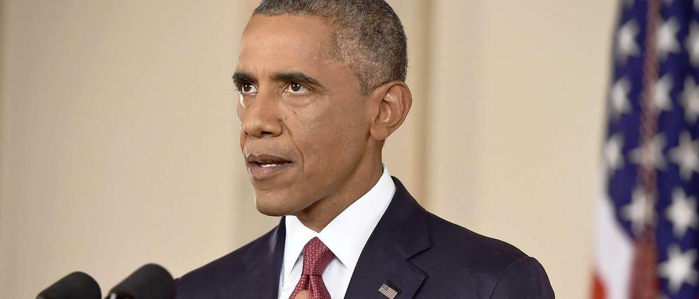 US-Präsident Barack Obama hat einen langen und harten Kampf gegen die Terrormiliz IS angekündigt.
