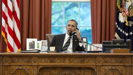 Telefonat Obama und Rohani: Erstmals seit 1979 telefonierte am Freitag ein iranischer Präsident mit dem Präsidenten der Vereinigten Staaten.