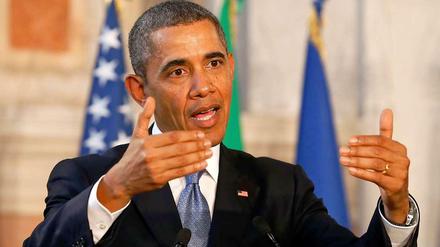 US-Präsident Barack Obama hat Wladimir Putin in einem Telefonat zu einer diplomatischen Lösung im Ukraine-Konflikt aufgefordert.
