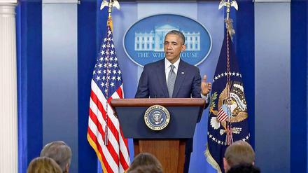 US-Präsident Barack Obama fordert eine Waffenruhe.