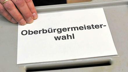 Die OB-Wahl in Dresden: Kein Sieger in der ersten Runde.