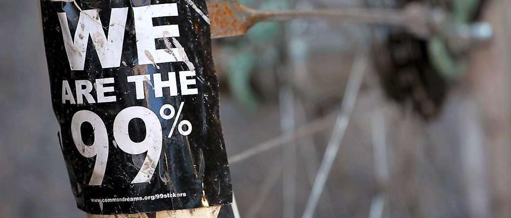 "Wir sind die 99 Prozent". Der Slogan der Occupy-Bewegung. So viele waren sie in Wahrheit aber wohl nie.