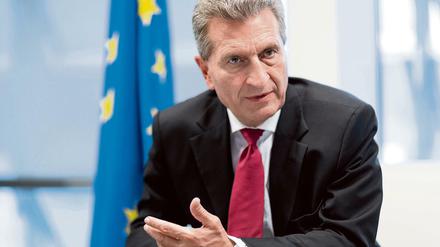 Günther Oettinger ist seit 2014 als EU-Kommissar für die Digitalwirtschaft zuständig. Zuvor war der CDU-Politiker fünf Jahre lang EU-Energiekommissar.