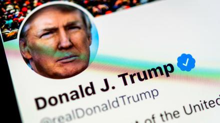 Offizielle Twitter-Seite von US-Präsident Donald Trump 