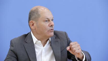 Olaf Scholz, Bundesminister der Finanzen. 