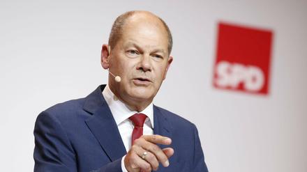 Olaf Scholz, Kanzlerkandidat der SPD für die Bundestagswahl. 
