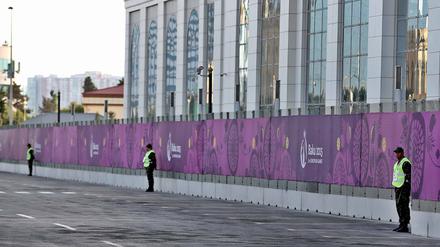 Die umstrittenen Europaspiele in Baku als Hochsicherheitszone. Die Mitarbeiter von Amnesty International dürfen nicht ins Land. 