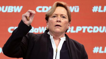 CDU-Spitzenkandidatin Susanne Eisenmann.