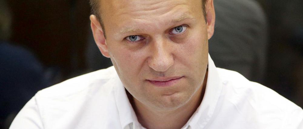 Der russische Blogger und Oppositionspolitiker Alexej Nawalny-