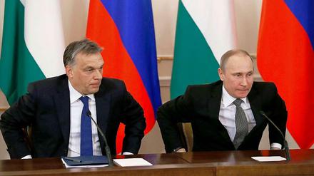 Ziemlich beste Freunde: Viktor Orbán und Wladimir Putin.
