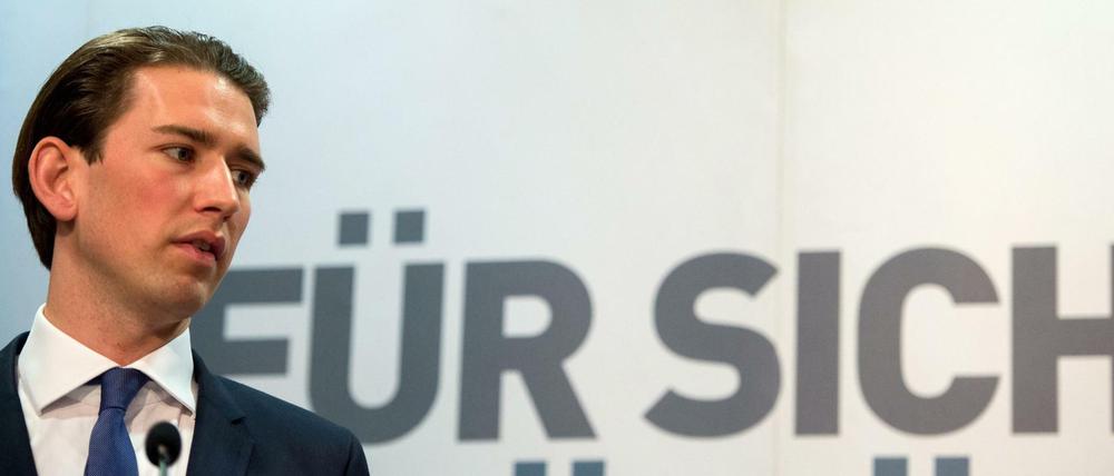 Österreichs Außenminister Sebastian Kurz will Bootsflüchtlinge abschrecken. 