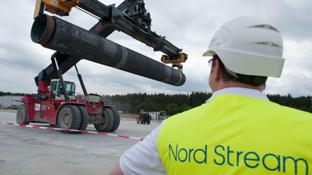 Nord Stream 2 soll bald fertig gebaut sein.