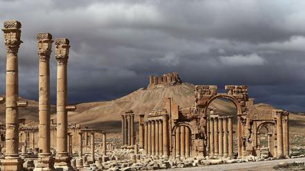 Die Ruinen von Palmyra stammen aus dem ersten Jahrhundert nach Christus.