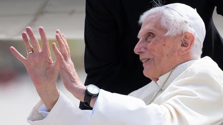 Der emeritierte Papst Benedikt XVI. im Juni 2020
