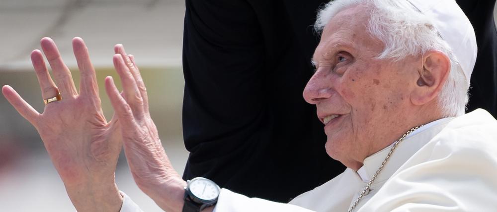 Der emeritierte Papst Benedikt XVI. im Juni 2020