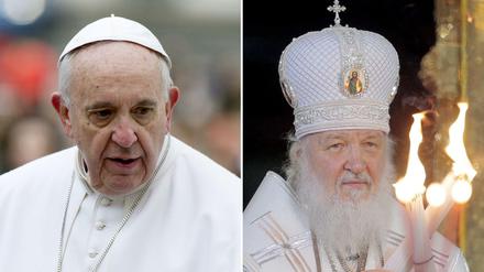 Papst Franziskus (links) und Patriarch Kyrill wollen sich in Havanna treffen, um über Christenverfolgung zu reden