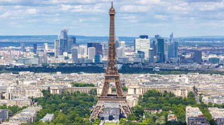 Der Eiffel-Turm in Paris. 