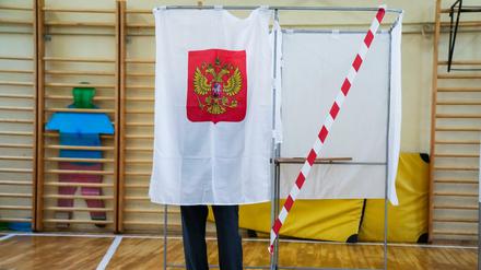 Abstimmung in Moskau. Viele Oppositionelle wurden als Kandidaten gar nicht erst zugelassen.