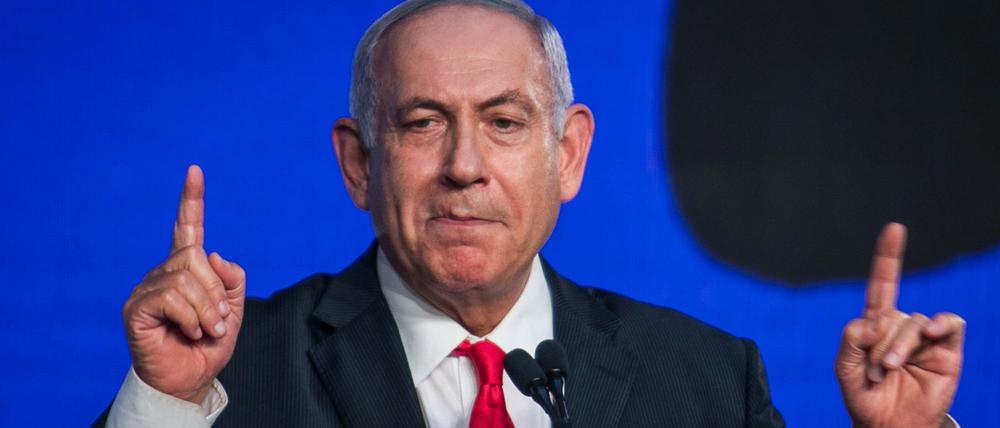 Benjamin Netanjahu, Ministerpräsident von Israel und Vorsitzender der rechtskonservativen Likud-Partei