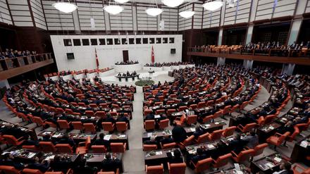 Das türkische Parlament in Anakara.