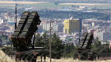 Patriot-Einheiten der NATO im türkischen Kahramanmaras.