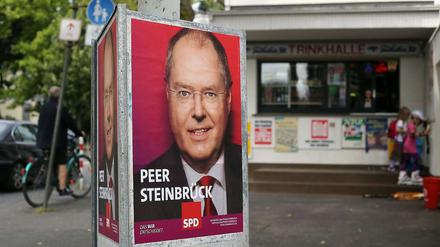 Bald vielleicht auch vor ihrer Tür. Kandidat Peer Steinbrück.