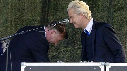 Lutz Bachmann und Geert Wilders.