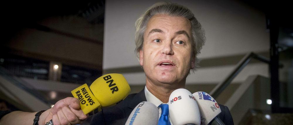 Der niederländische Rechtpopulist Geert Wilders