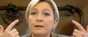 Die Vorsitzende des rechtsextremen Front National, Marine Le Pen.