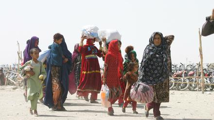 Millionen Menschen sind Afghanistan auf der Flucht.