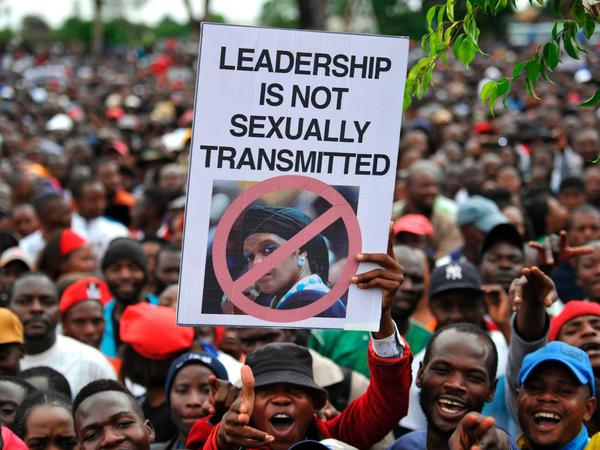 Die Proteste richten sich auch gegen Grace Mugabe.