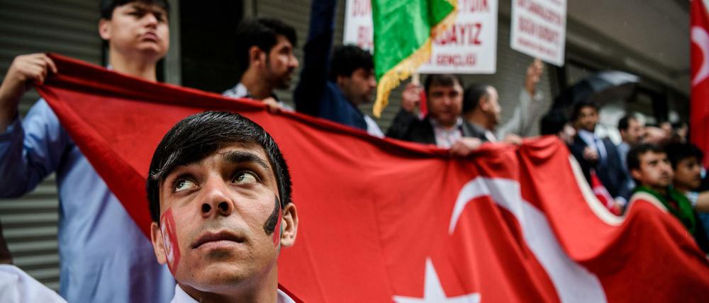 In Istanbul gab es am Wochenende zahlreiche Proteste gegen die Armenien-Resolution im Bundestag.