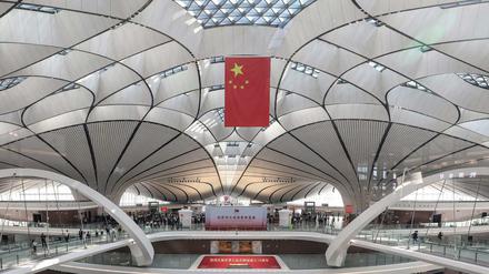 Futuristisch: Blick in Pekings neuen Flughafen Daxing 