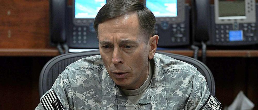 US-General David Petraeus führt die Nato-Truppen in Afghanistan.
