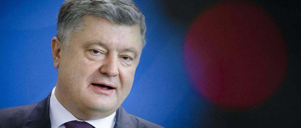Petro Poroschenko, Präsident der Ukraine. 