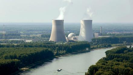 Das Kernkraftwerk Philippsburg im Landkreis Karlsruhe.