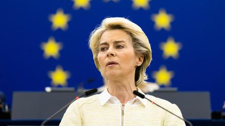 EU-Kommissionspräsidentin Ursula von der Leyen (CDU) 