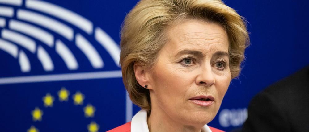 Will mit einer Billionen Euro gegen den Klimawandel kämpfen: EU-Kommissionschefin Ursula von der Leyen