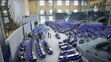  Der Plenarsaal des Bundestages
