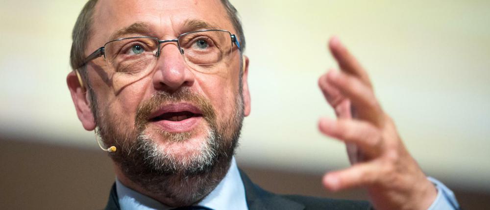 Der SPD-Kanzlerkandidat und Parteivorsitzende Martin Schulz kommt aus dem Umfragetief nicht hinaus.