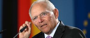 Bundestagspräsident Wolfgang Schäuble (CDU).