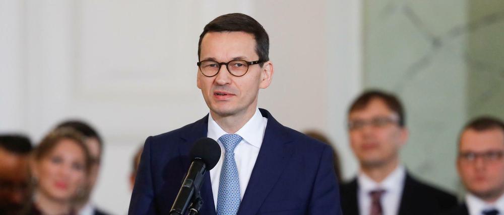 Der neue polnische Ministerpräsident Morawiecki setzt neue Akzente - will er auch eine neue Politik? 