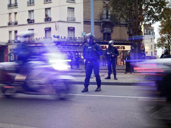Polizeieinsatz in Saint-Denis.