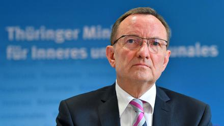 Der Thüringer Innenminister Holger Poppenhäger (SPD) ist am Mittwoch zurückgetreten. 
