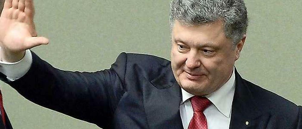 Verzögert Gründung einer Anti-Korruptionsbehörde: Petro Poroschenko, Präsident der Ukraine.