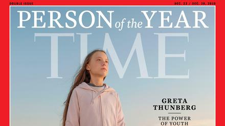 „Time“-Titelseite mit Greta Thunberg