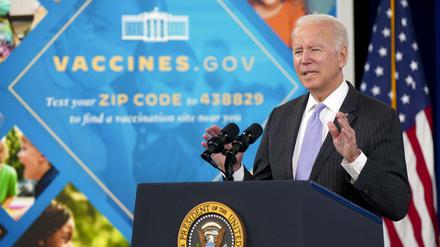 Joe Biden steht auch wegen seiner Bekämpfung der Corona-Pandemie unter Druck. 