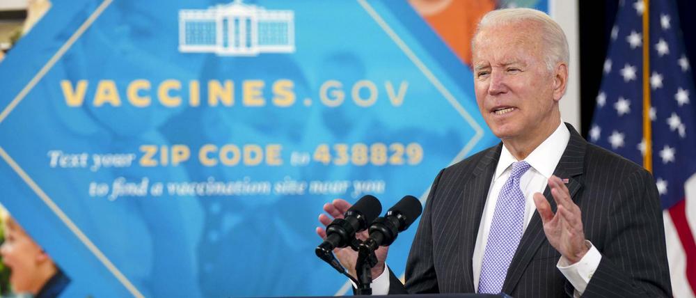 Joe Biden steht auch wegen seiner Bekämpfung der Corona-Pandemie unter Druck. 
